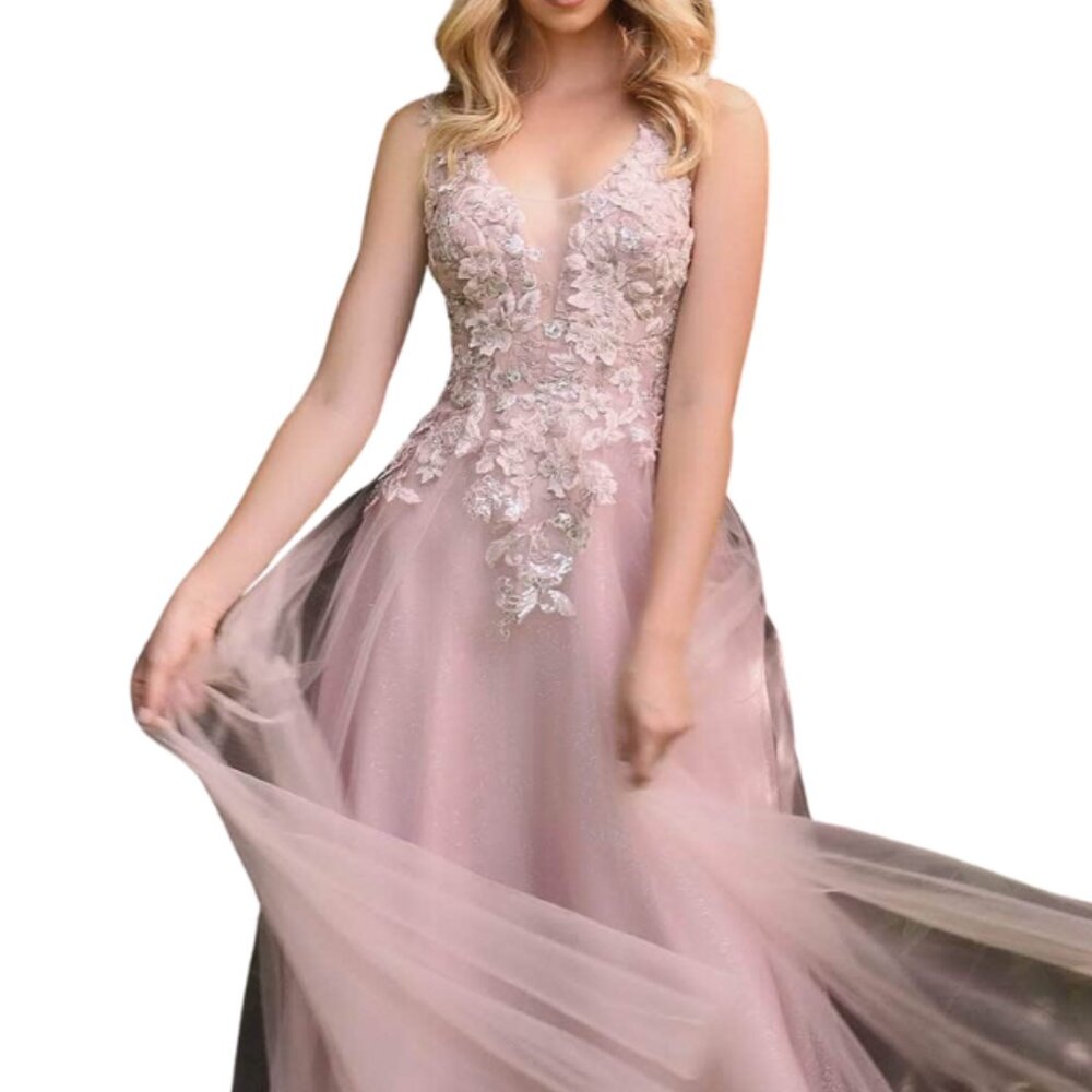 Ladivine CDS409 Prom Dress Mauve Size 12
